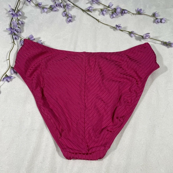 NEW Robin Piccone [ LARGE ] Flamino Neelah High Waisted Front Knot‎ Bottom - Picture 10 of 12